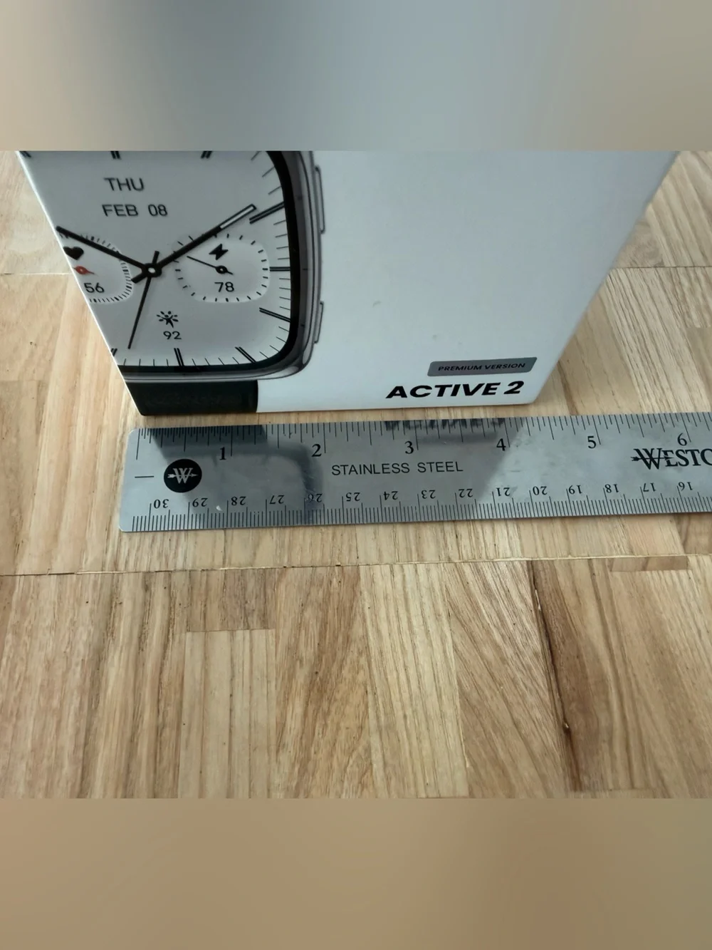 Amazfit Active 2 Premium Version Square Smartwatch GPS Heart Rate New in Box NWT